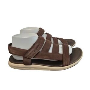 Merrell District Mendi Backstrap Sandals Womens 10 Bracken Brown Leather J20294‎